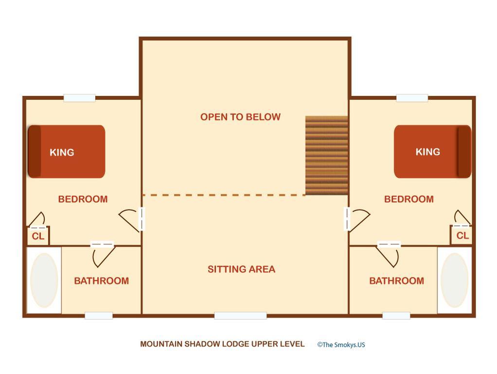 Mountain Shadow Lodge - Six Bedroom Севьервилл Экстерьер фото